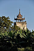 Myanmar - Inwa, the Nan Myint Watch Tower is the only building that remains of the royal palace. 